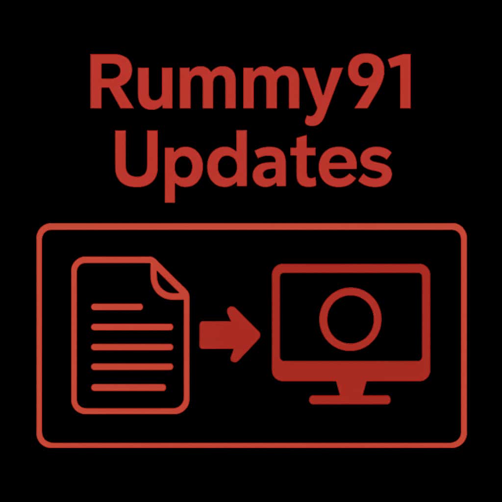 An illustration explaining Rummy91 updates in a clear format.