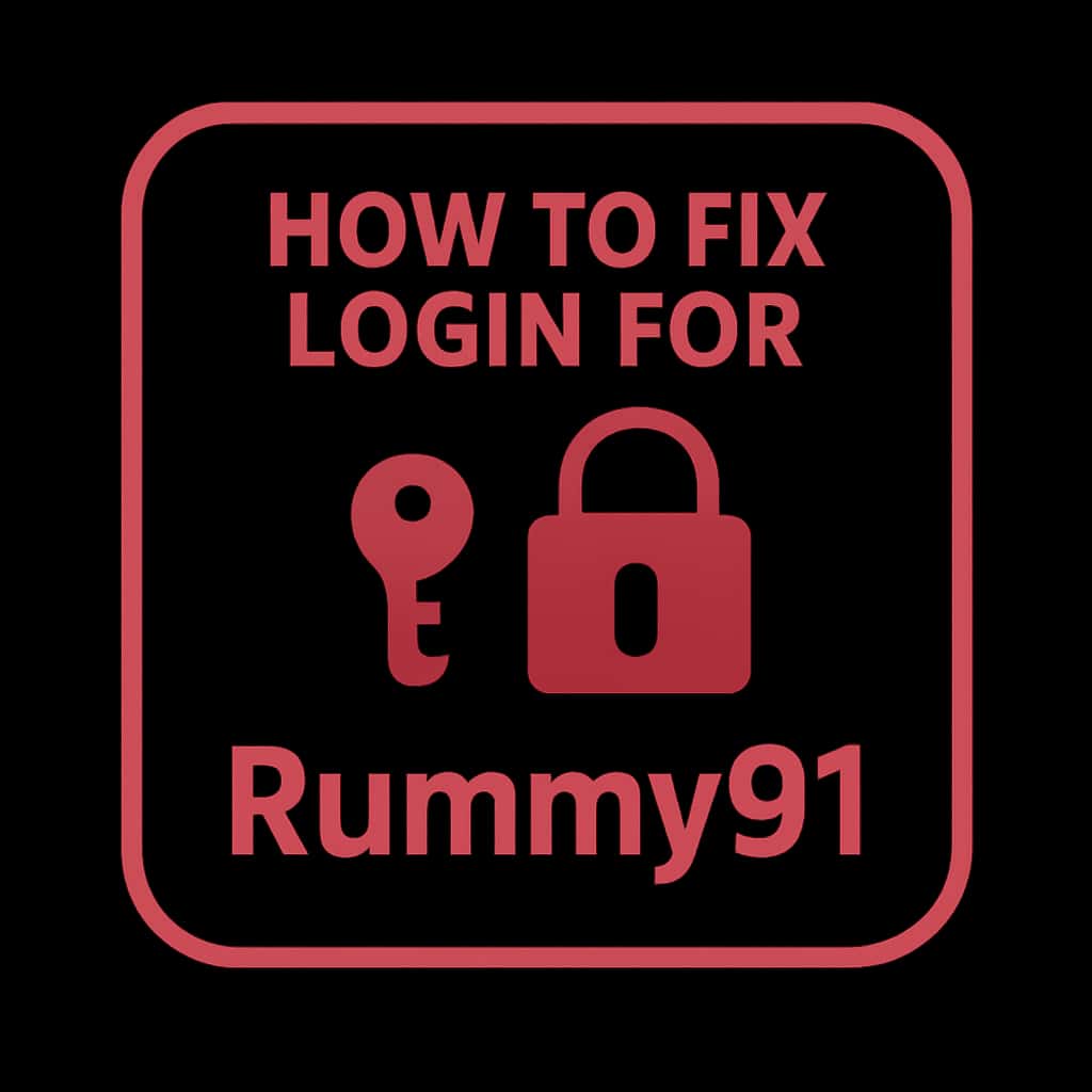 Icon representing login assistance for Rummy91.