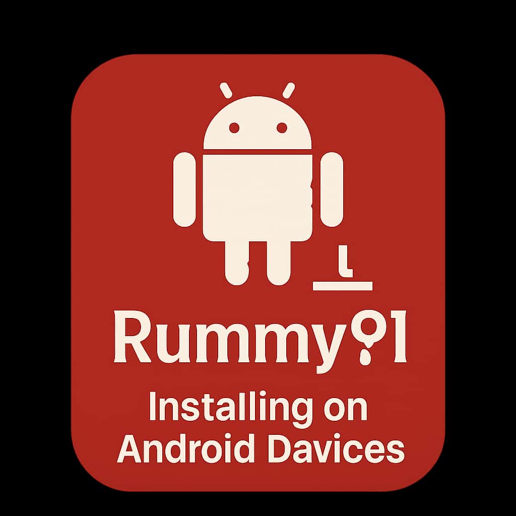 Icon representing the installation guide for Rummy91 on Android devices.