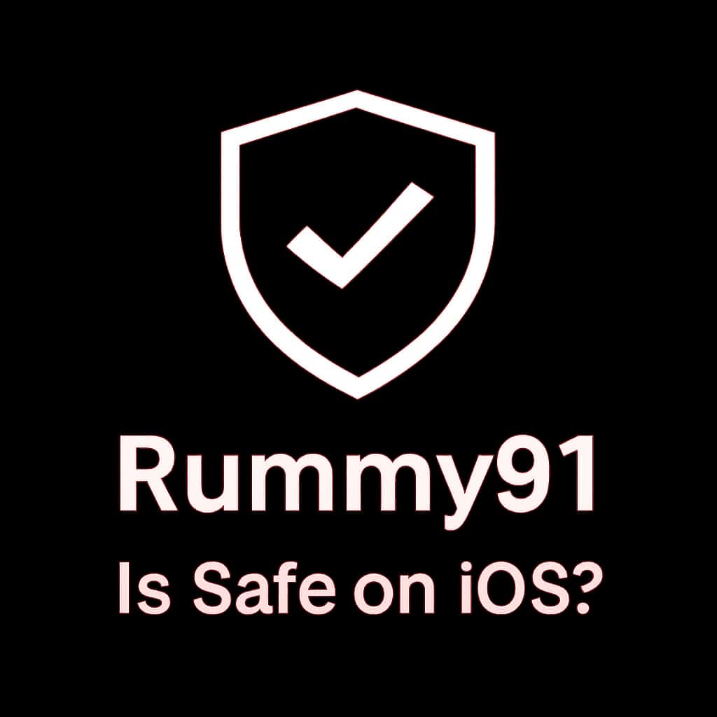 Icon representing safety in using Rummy91 on iOS.