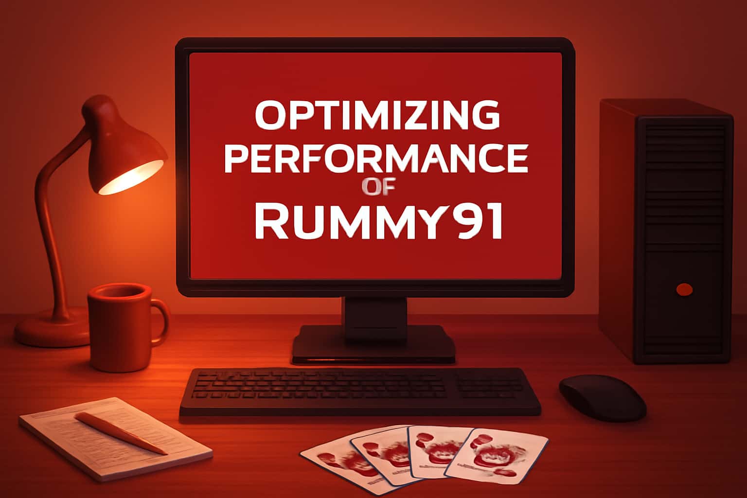 Informational scene about Rummy91 performance optimization.