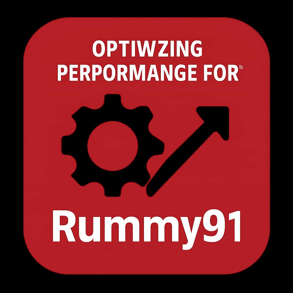 Icon representing Rummy91 performance optimization.