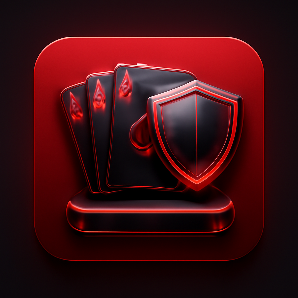 A square badge illustrating potential issues with Rummy91.