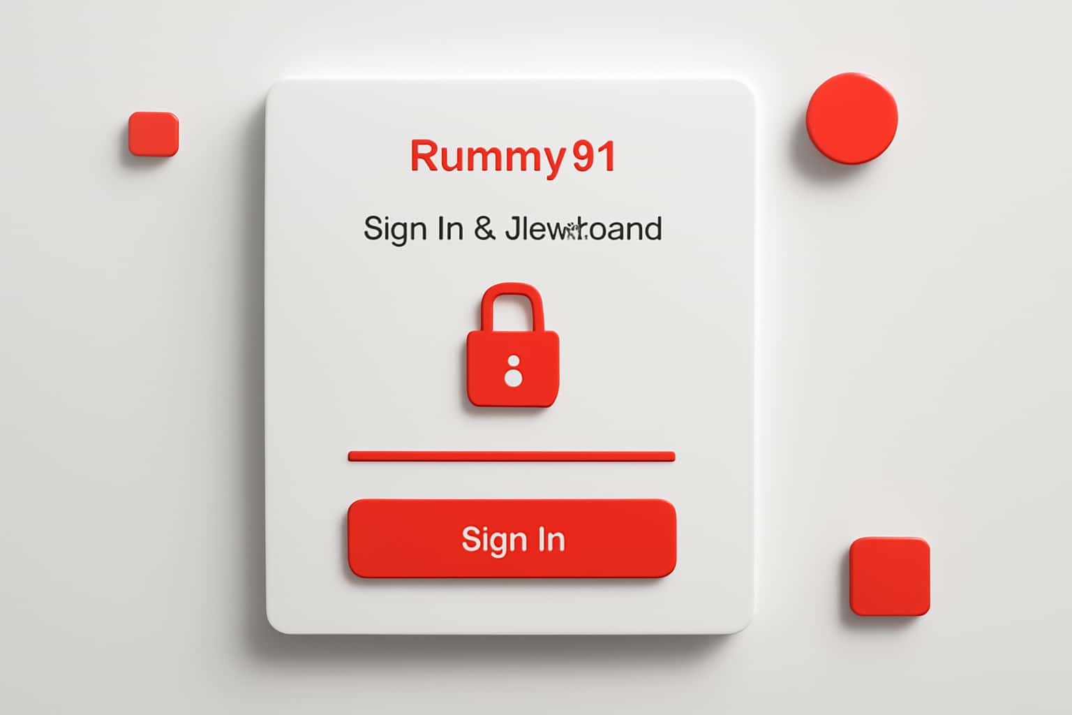 Rummy91 Sign In & Dashboard Interface