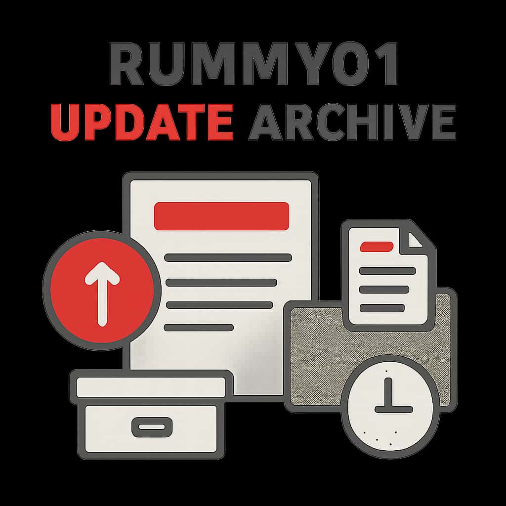 Diagram explaining Rummy91 Update Archive.